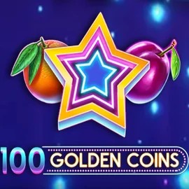 100 Golden Coins logo by Amusnet Interactive at Wildies Casino