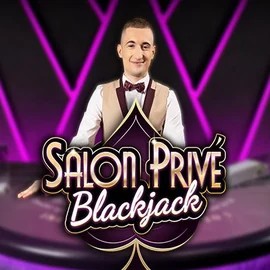 Blackjack Salon Privé slot logo by Ezugi at Wildies Casino