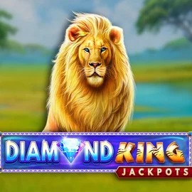 Try Diamond King Jackpots slot by SpinPlay Games on wildiescasino.net – logo image
