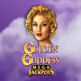 Jackpots logo of Golden Goddess Megajackpots from IGT at Wildies Casino