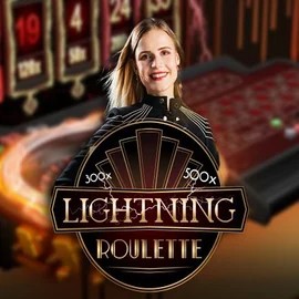 Lightning Roulette slot visual from Evolution available on wildiescasino.net