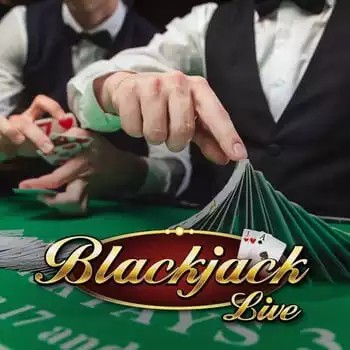 Live Blackjack online game logo by Evolution on wildiescasino.net