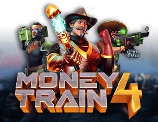 Money Train 4 slot logo by Relax Gaming at Wildies Casino
