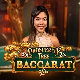 Prosperity Tree Baccarat logo by Evolution at Wildies Casino