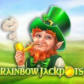Rainbow Jackpots logo by Red Tiger Gaming Wildies Casino